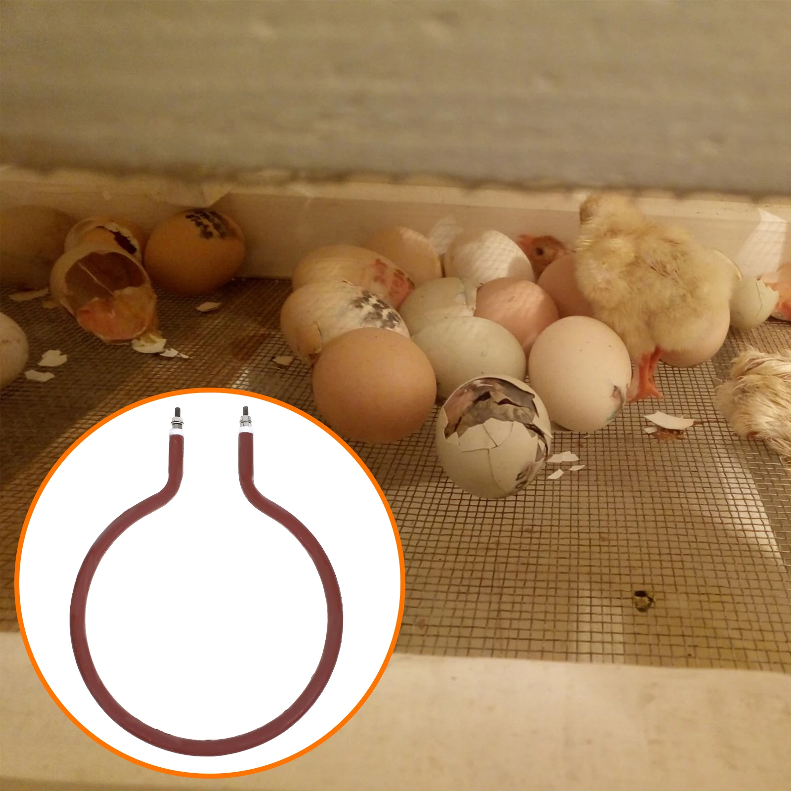 

Heating Pipe Accessories Incubator Heater for Fully Automatic Tube Egg Incuabtors Iron Part Element