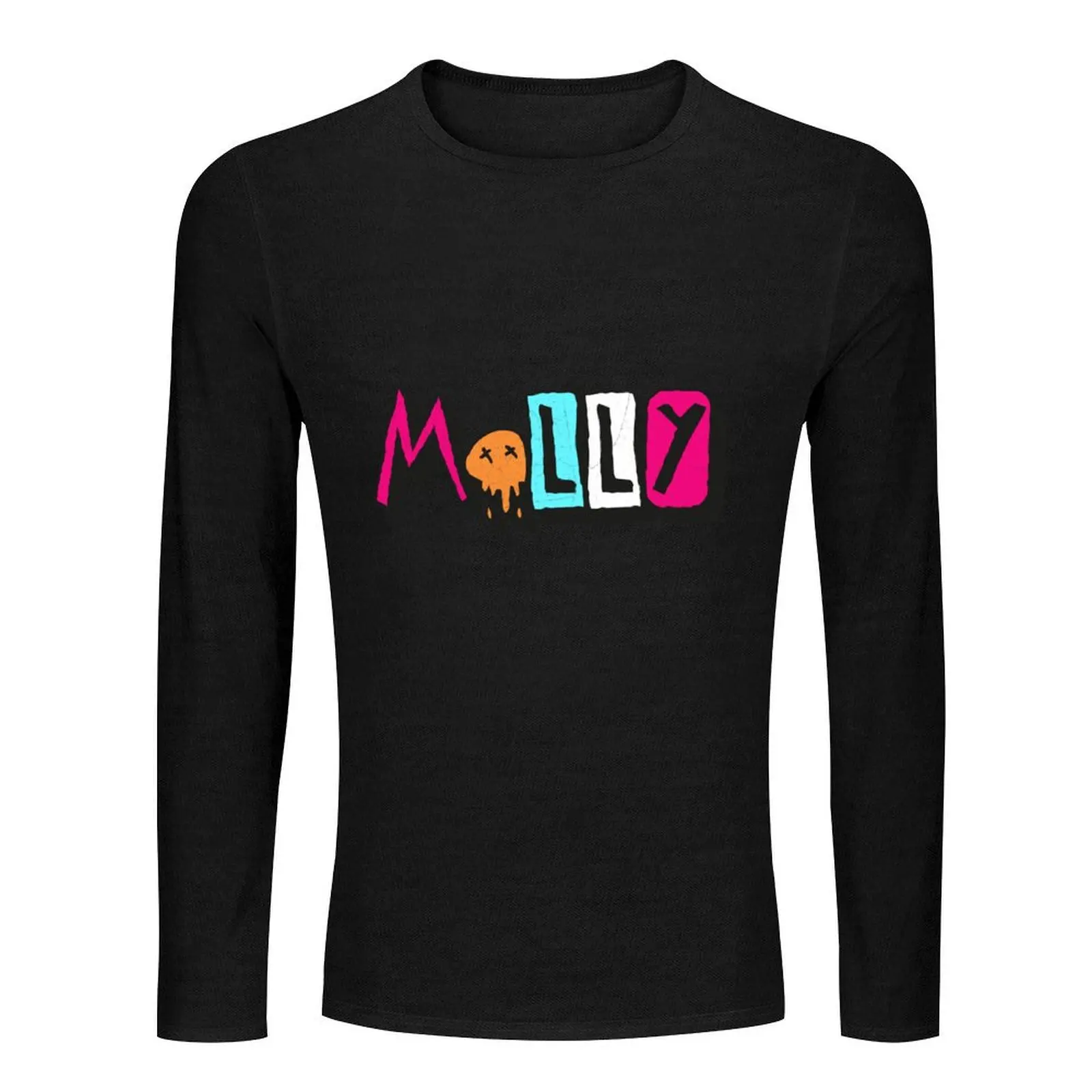 MOLLY Custom Text Birthday Name Long T-Shirt plus size tops quick-drying t-shirt designer t shirt men