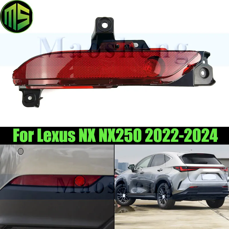 

Maosheng Rear Bumper Light Lamp For Lexus NX NX250 NX350 2022-2024 Rear Fog Light Rear Reversing Light Lamp Warning Signal Lamp