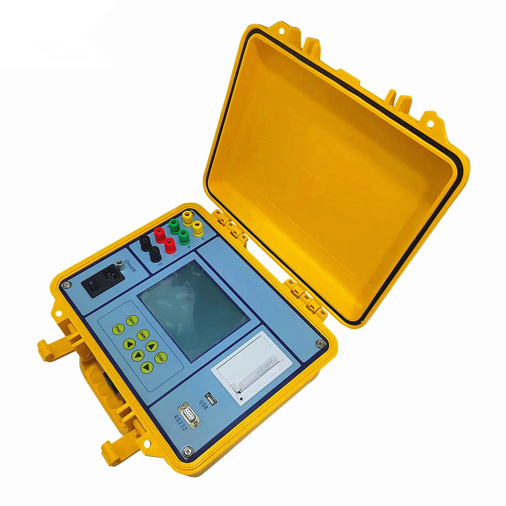 

X Three Phase Automatic TTR Meter Transformer Turns Ratio Tester Turns Ratio Meter Digital Variable Ratio Polarity TTR Meter