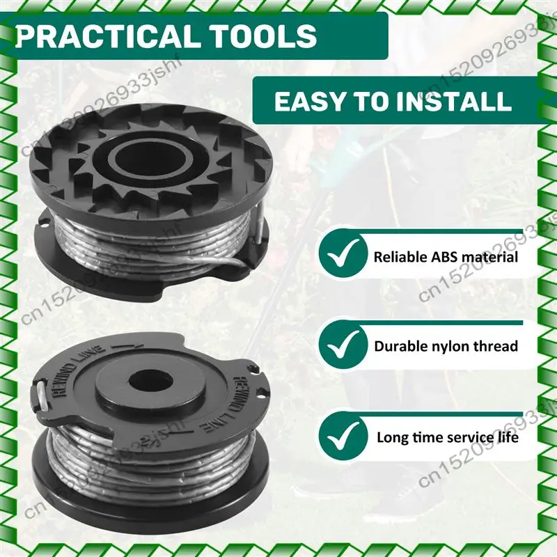 -BOFF 3 عبوات من أداة تشذيب السلاسل F016800569 خط التخزين المؤقت مع غطاء بكرة F016F04557 لسهولة قطع العشب ART 23SL 26SL