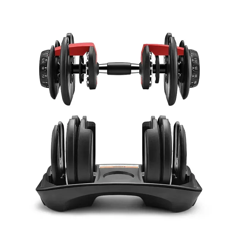 

Factory Supply Best Price Cast Iron High Quality Hot Sale 52.5LB Adjustable Dumbbell Set