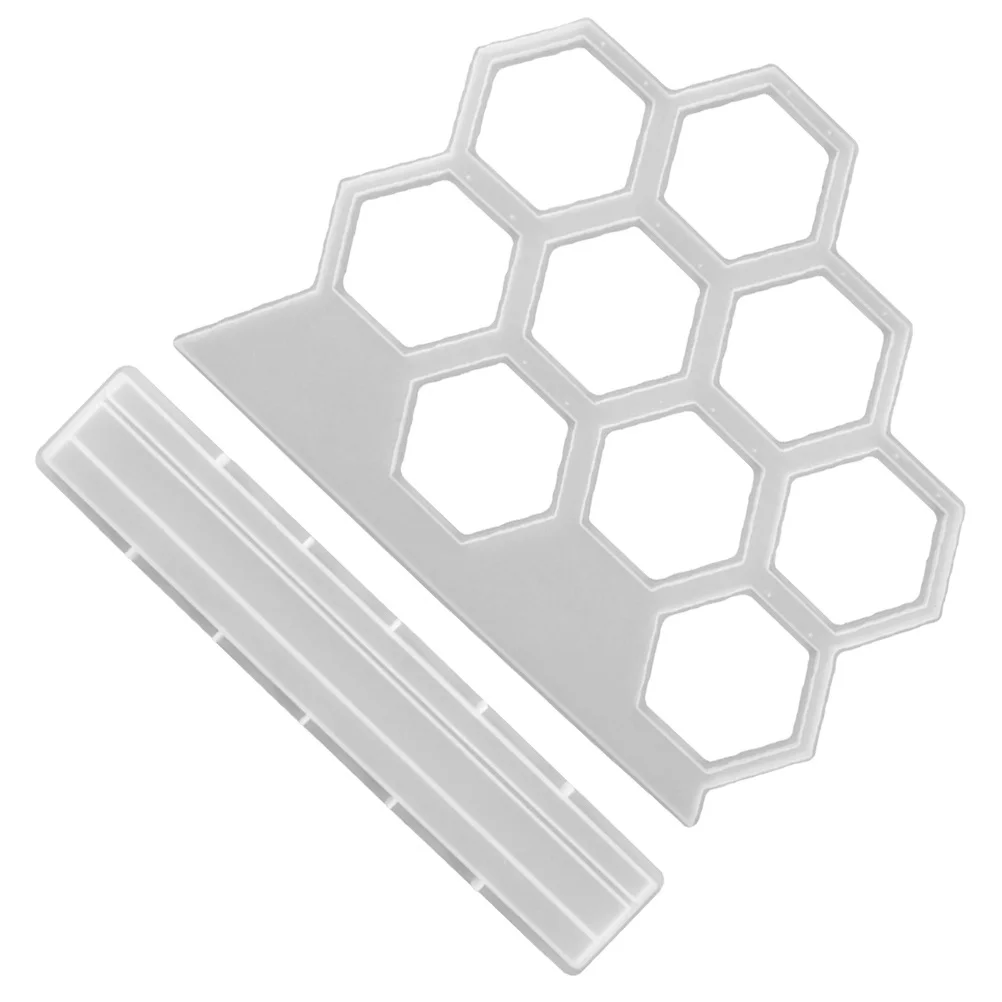 1Set Manual Mold Hexagon Earring Holder Durable Tear Resistant Easy to Clean and Store for DIY Enthusiasts Earring Rack Mold