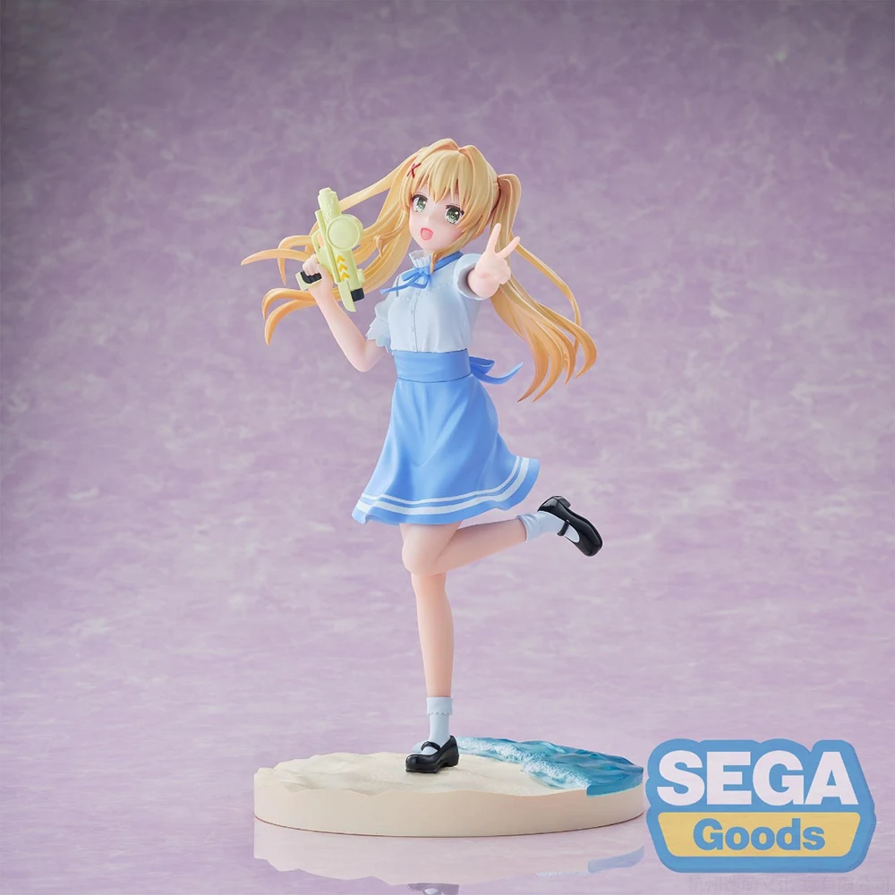 

Original SEGA Luminasta Summer Pockets Tsumugi Wenders Anime Figure Model Decoration Birthday Gift Toy