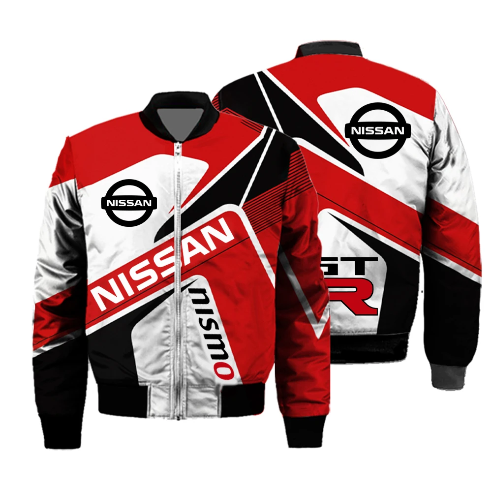 2025 New Nissan camouflage printed jacket, stylish design, high-quality fabric, windproof jacket for autumn and winter