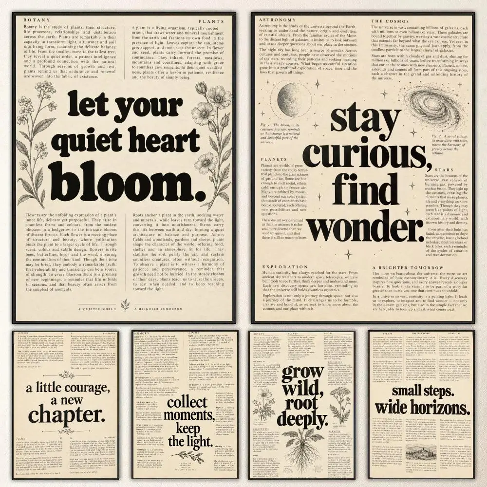 Vintage Poster Vintage Dictionary Quote Poster Poster HD poster stickers for bedroom, living room & home decor