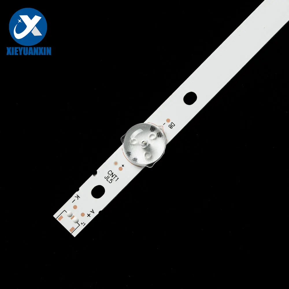 4 buah Strip LED lampu latar TV untuk AOC 43 inci 8 LED AOC T4312M Samsung UA43NU6000JXXZ UA43NU6900 430043