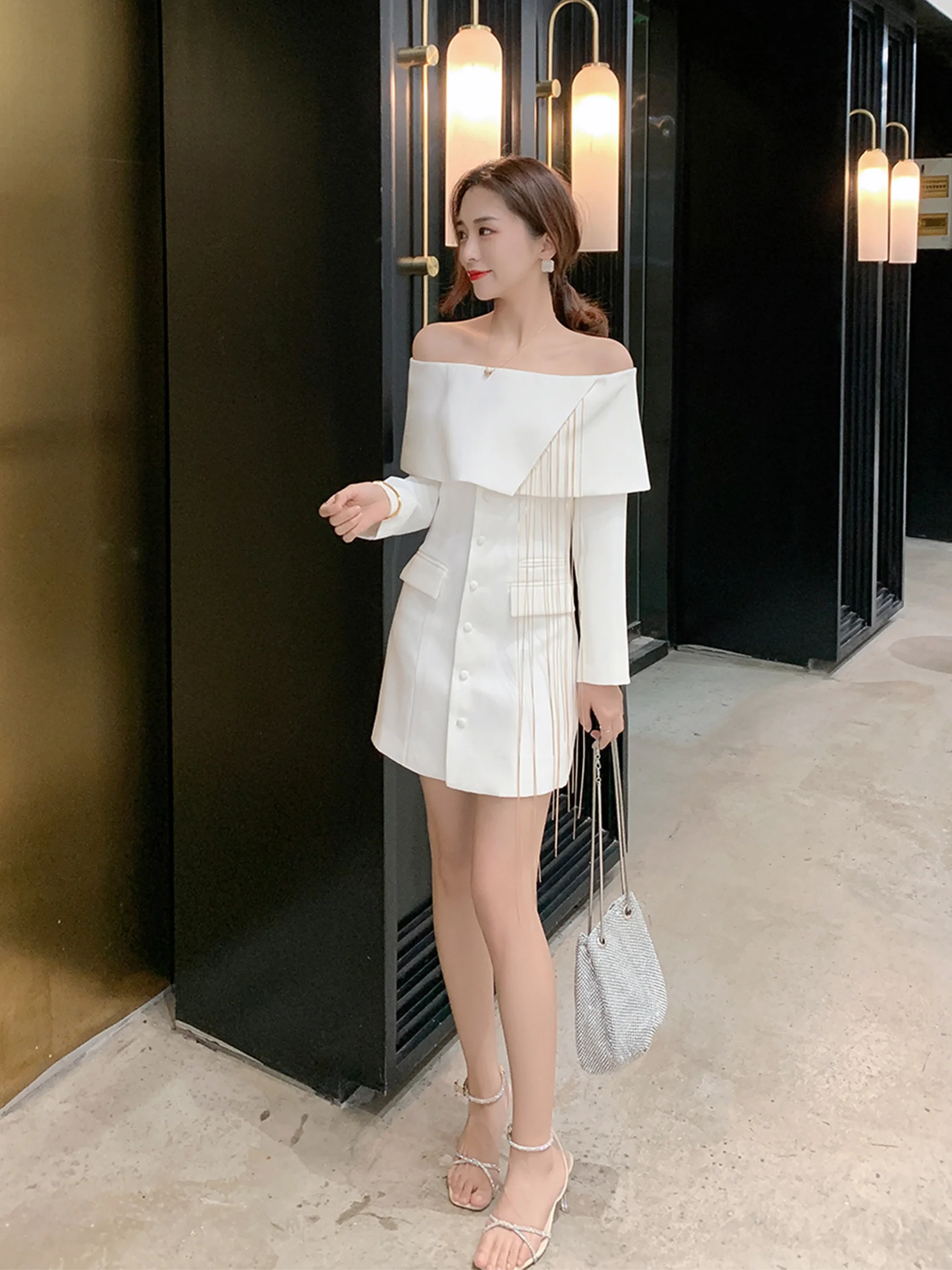 

Вечернее платье Ele для женщин: роскошное, повседневное, элитное, с цветами ручной работы, для ежегодного бала