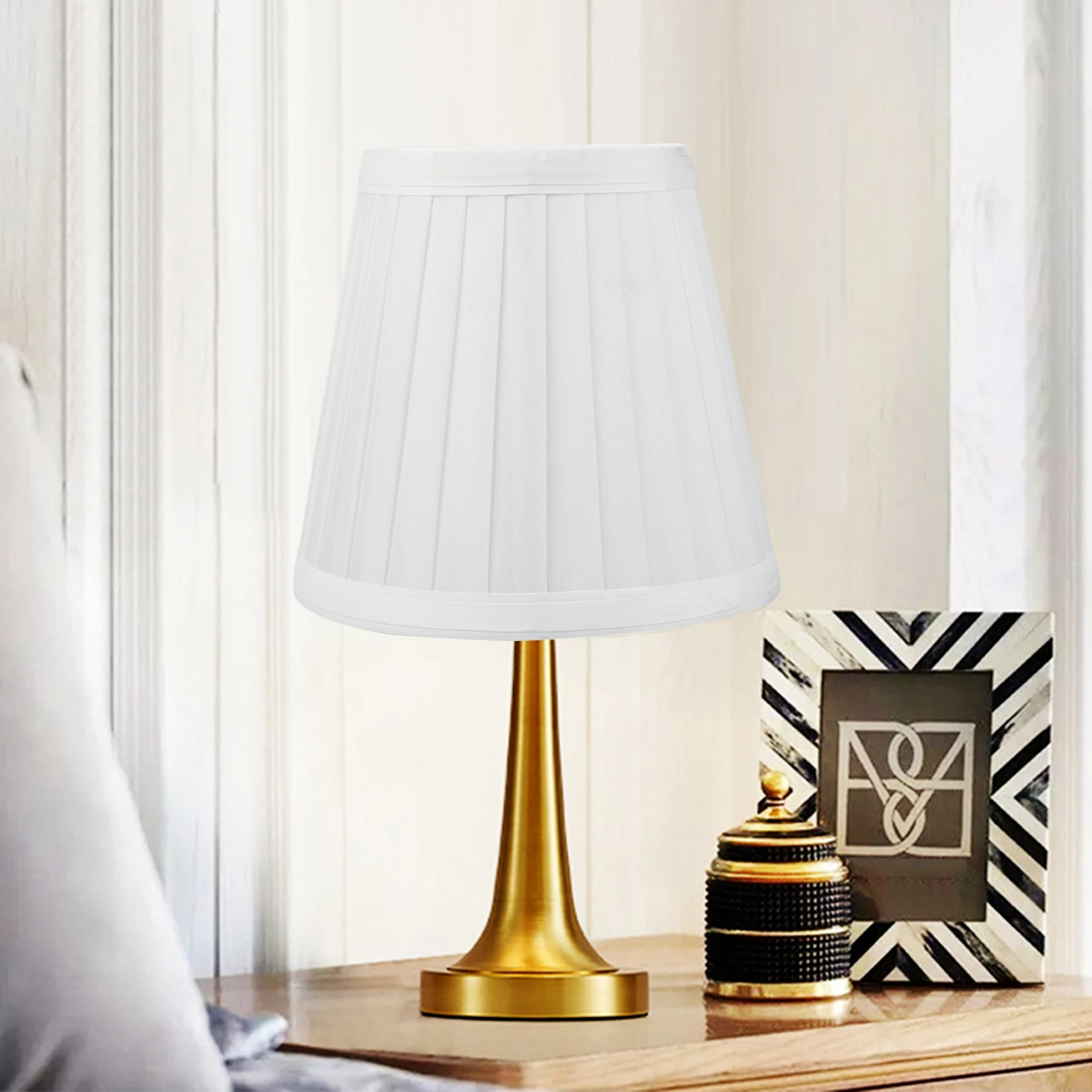 

6PCS Fabric Chandelier Lampshade Wall Lamp Cover Shade for Living Room Bedroom Hotel Decor