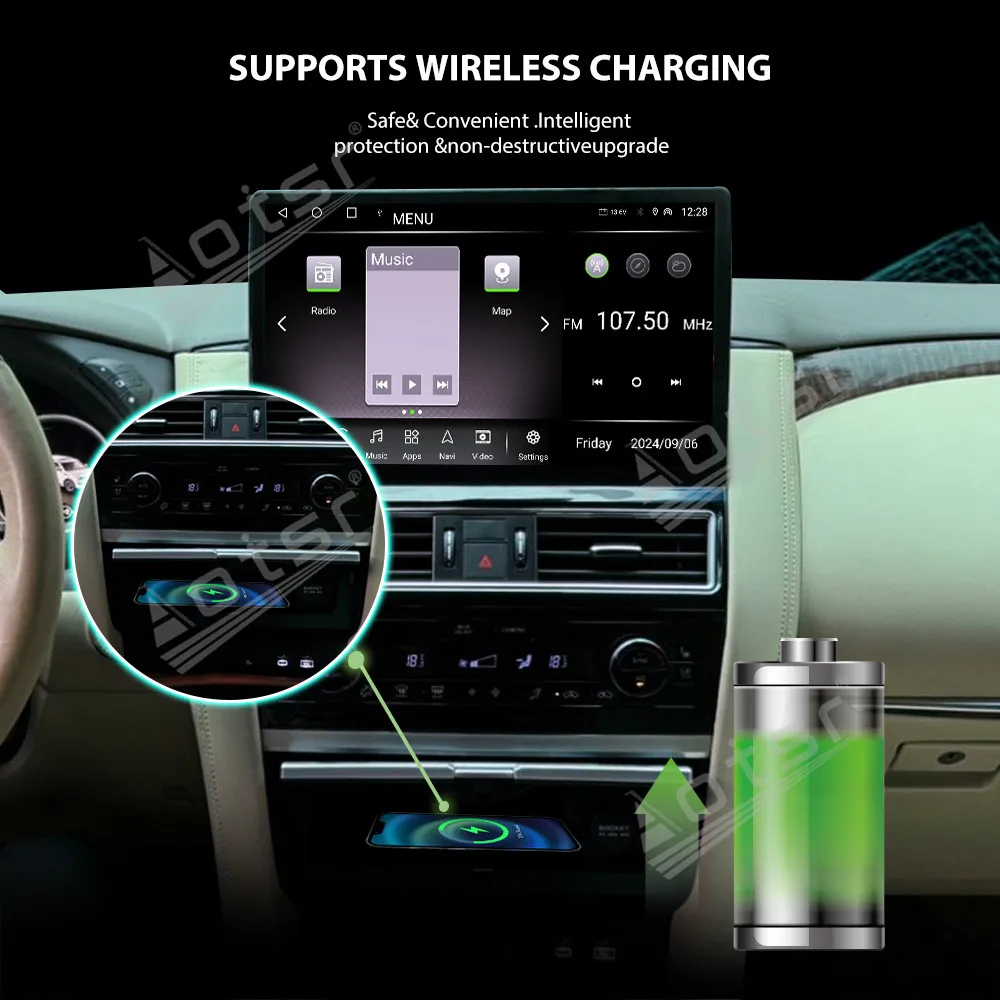 16.9 Inch For Nissan Armada 2010~2021 Android 13 Carplay Car Radio Stereo Player GPS Navigation Automotive Multimedia Head Unit