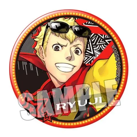 Neues Persona Ren Amamiya Anime Zweidimensionales Cartoon-Muster Abzeichen Pin Kreative Persönlichkeit Rucksack-Dekoration Cosplay-Requisite – Detail 5