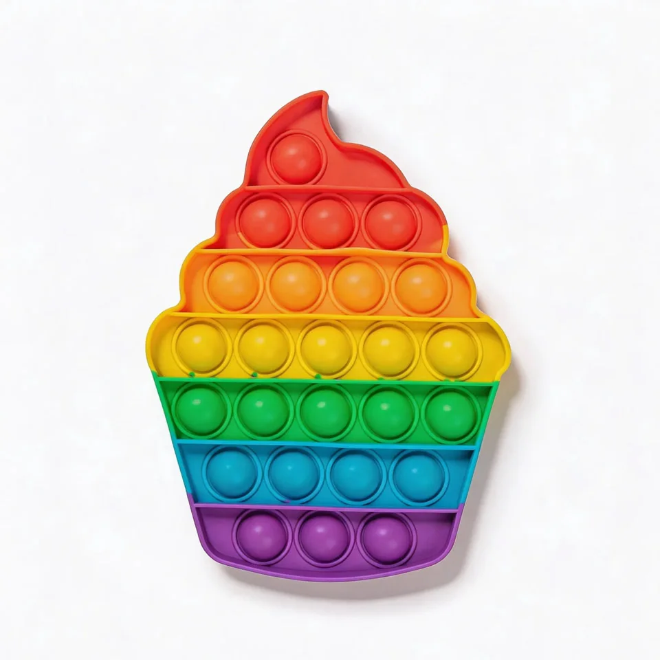 Pop It Antiestrés Octogonal – Juguete Sensorial De Silicona Para Aliviar El Estrés Y La Ansiedad En Niños Y Adultos, Reutilizable Y Lavable