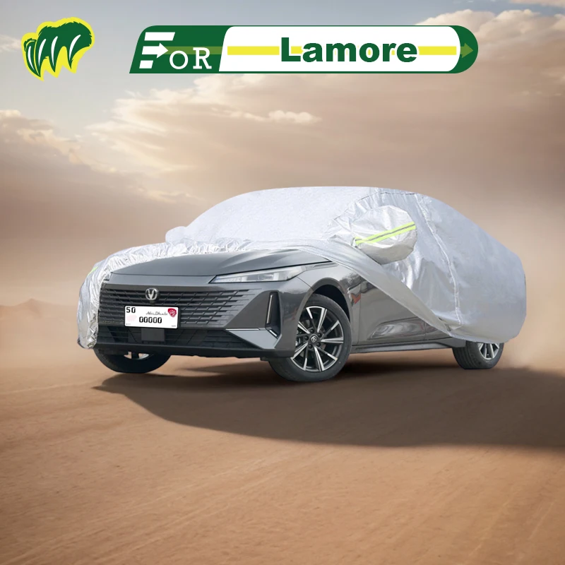 

For Changan Lamore NE1.5T Hatchback Car Cover Waterproof Outdoor Cover Sun Rain Protection with Lock and Zipper Door