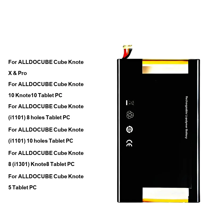 

Tablet Battery Durable NV-3064148-2S 4000-5500mAh For Alldocube Cube Knote I1101 x 5 8 10 Tablet PC Pro