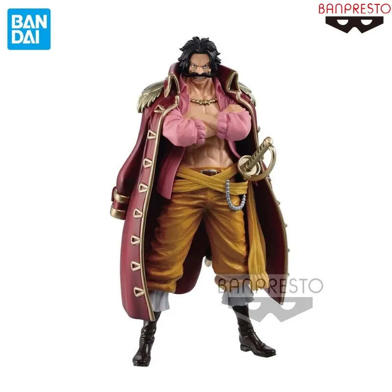 

Original Genuine Banpresto One Piece DXF 17cm Gol D Roger Wanno Country PVC Action Figure Anime Model Figurines Toys Gift