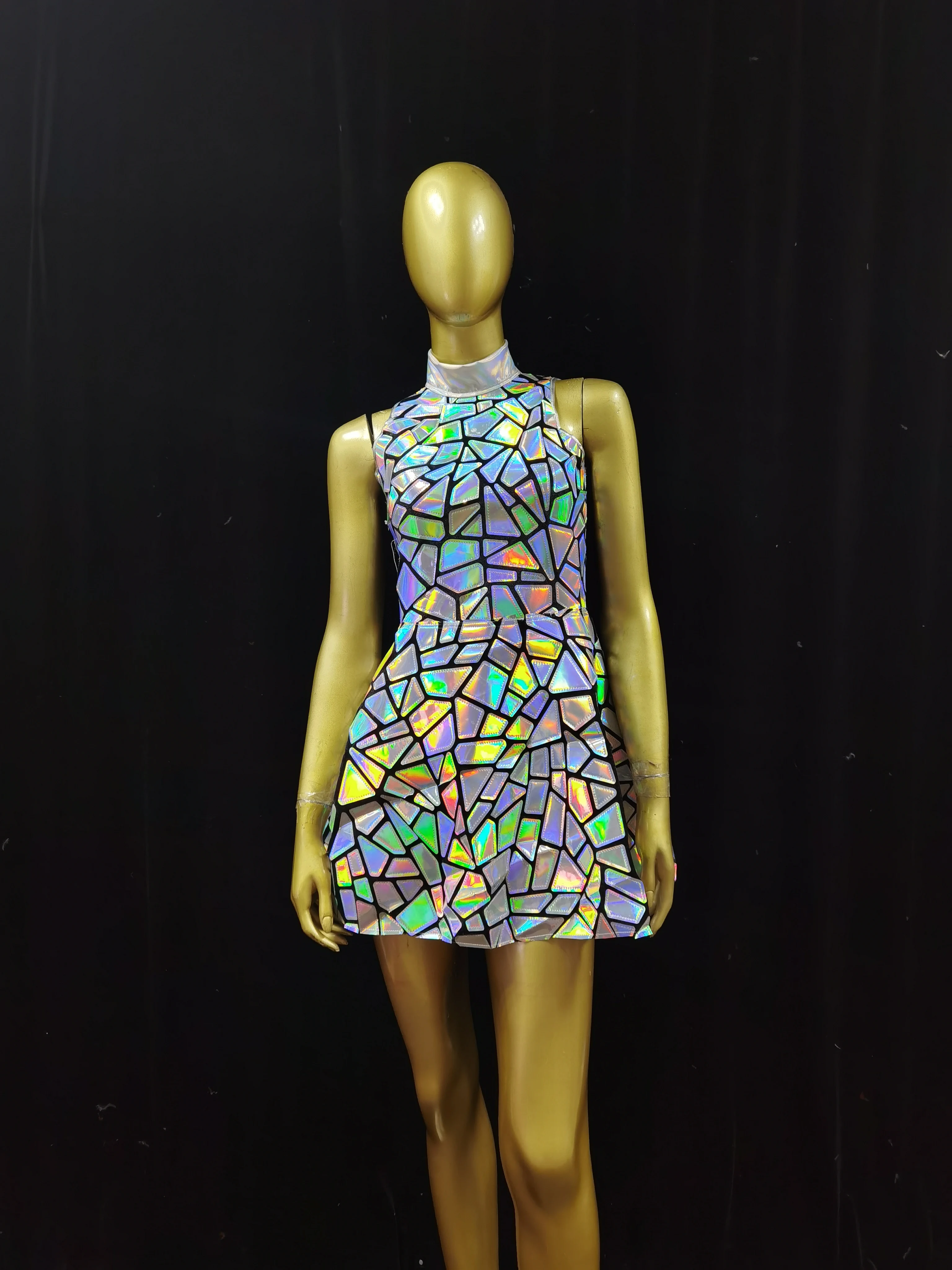 Laser Lens DS Dance Performance Dress Jazz Dance Bar GOGO Performance Dress Singer Performance Dress