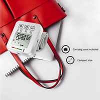 W03 USB Wrist Style Monitor Wrist Electronic Blood Pressure Monitor Portable Home Blood Pressure Monitors for Carry Out