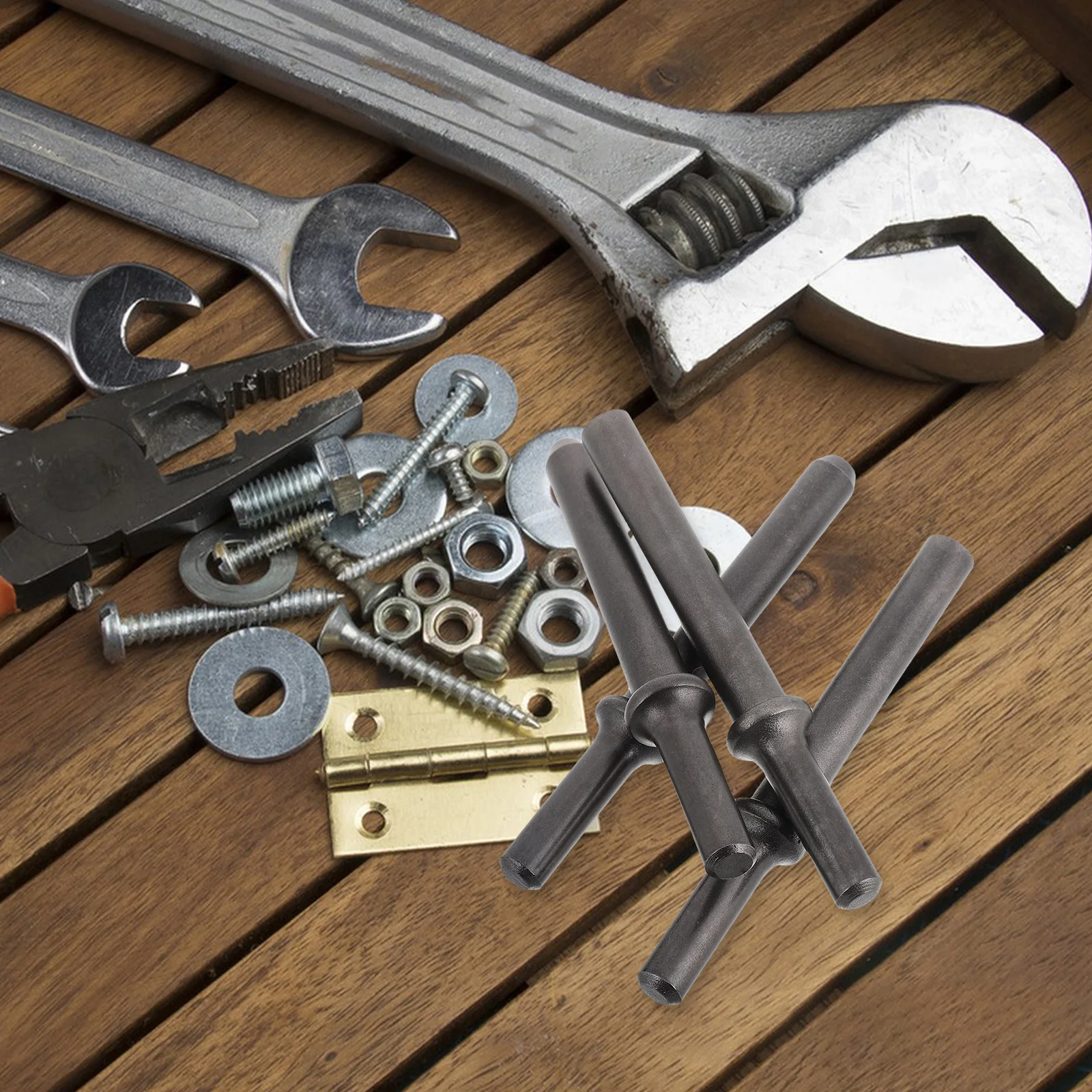 4Pcs Pneumatic Air Hammer Chisel Bit Set Rivet Tool Kit for Automotive Repair Smoothing Riveting Work Smoothing Tool Kit