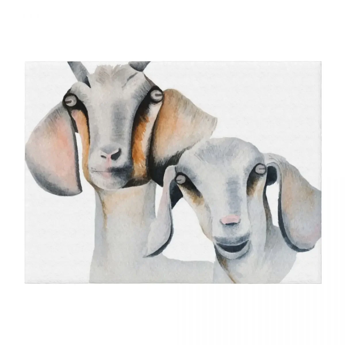 

Goat and goat Throw Blanket Fashion Sofas bed plaid Luxury Designer Bed Blankets