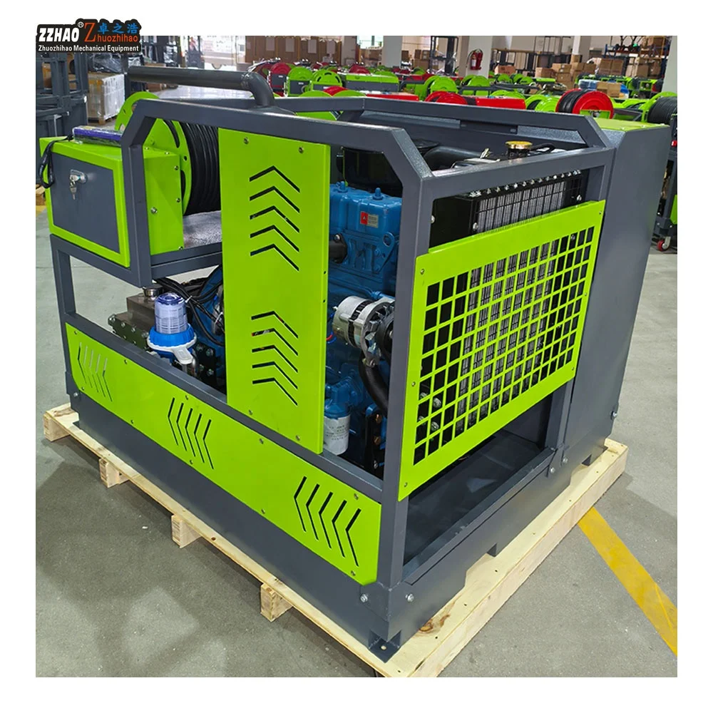 200 Bar High Pressure Washers Sewer and Drain Pipe Cleaning Washer