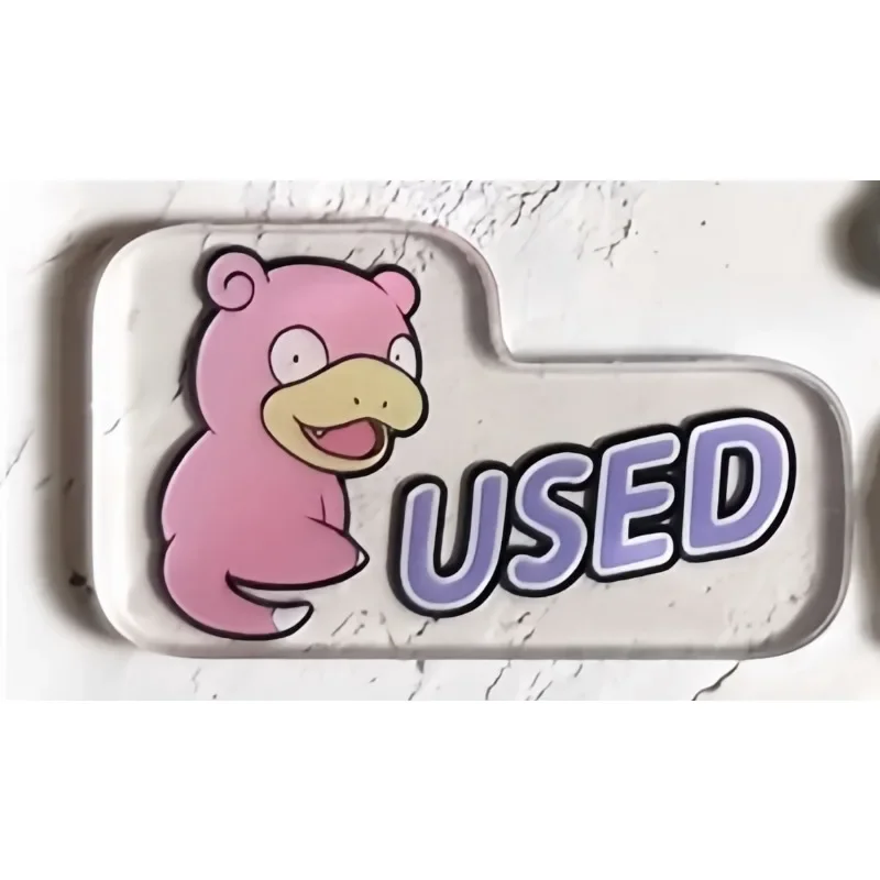 Pokemon Psyduck Slowpoke Quagsire USED GX VSTAR Self Made Acrylic Board Damage Counter Anime Classics Game Collection Cards Toy