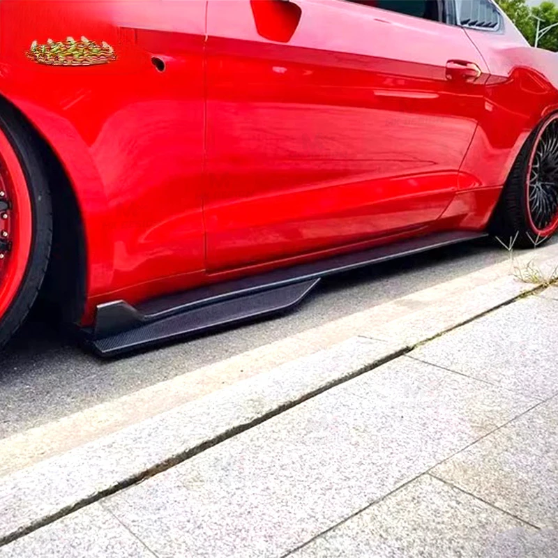 

Suitable for Mustang Carbon Fiber Modified GT500 Style Side Skirt Kit