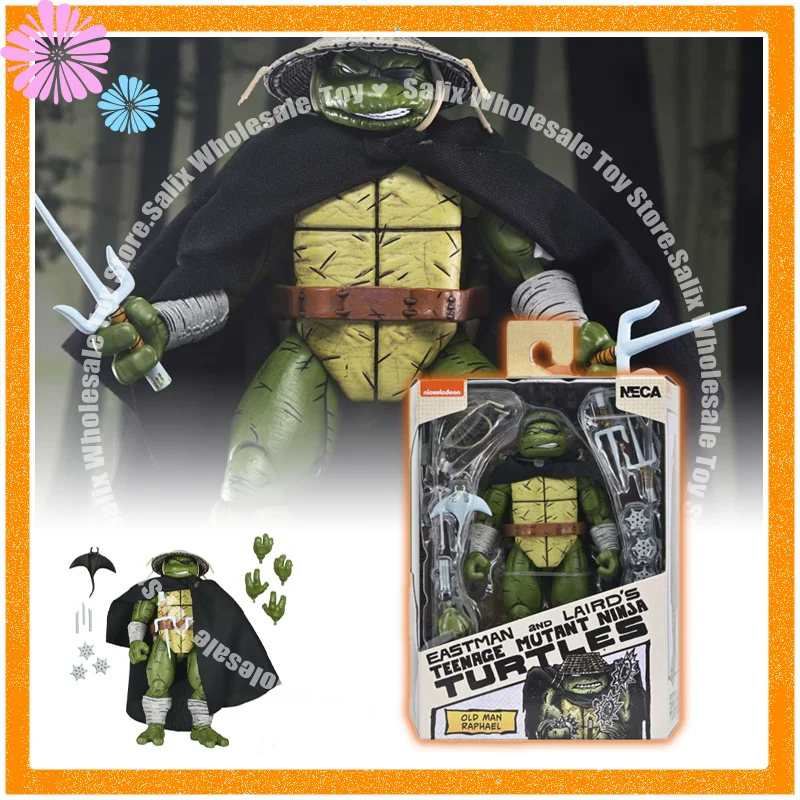 

New Original Neca Tmnt Eastman And Laird' Old Man Raphael Action Figure Anime Action Figure Custom Gift Toys