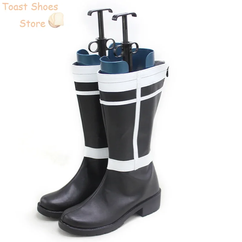 Anime Frieren at the Funeral Himmel Cosplay Shoes PU Leather Shoes Halloween Carnival Boots Cosplay Prop Costume Prop