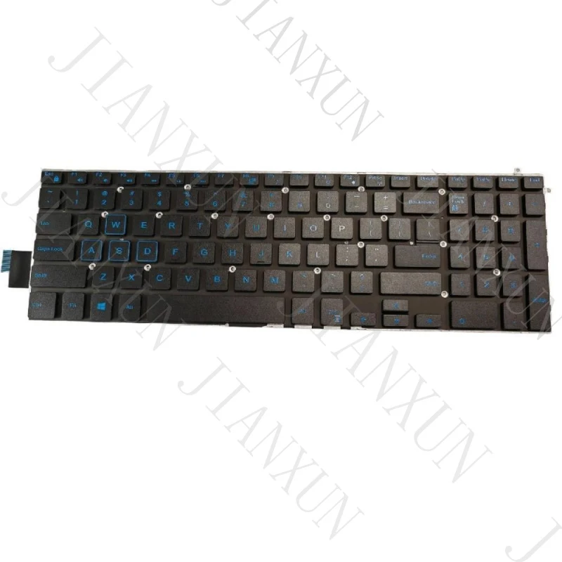 A+ For DELL G3 3590 G5 5590 G7 7590 G7 7790 Keyboard Blue no Backlit No Frame US