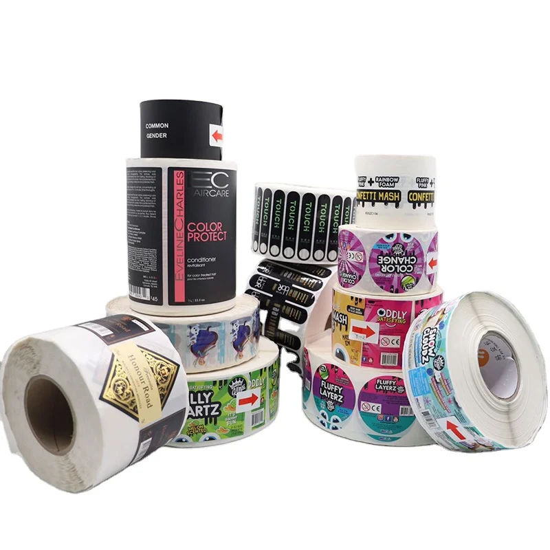 

Customized productCustom Private Adhesive Package Sticker Roll Logo Print Labels