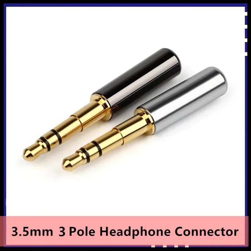 For B&O H6H7/H8 Headset Adapter Stereo 3 Pole Earphone Plug Hifi Headphone Connector Audio 3.5mm Gold Plated 3.5 Mini Jack