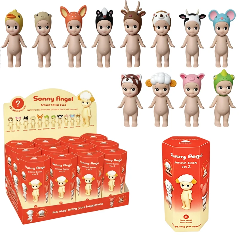 Image of 2026 Neue Engel-Puppe Mini-Figur Tierserie Blindbox Anime-Figuren Niedliche Puppen Ornamente für Anime-Fans Weihnachts- und Geburtstagsgeschenke