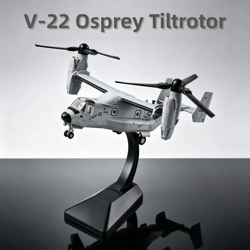 1/72 Kreative Militärserie V-22 Osprey Tiltrotor-Hubschrauber-Modellbausatz, Klebstofffreier Flugzeug-Bausatz, DIY-Spielzeug als Geschenk – Detail 5
