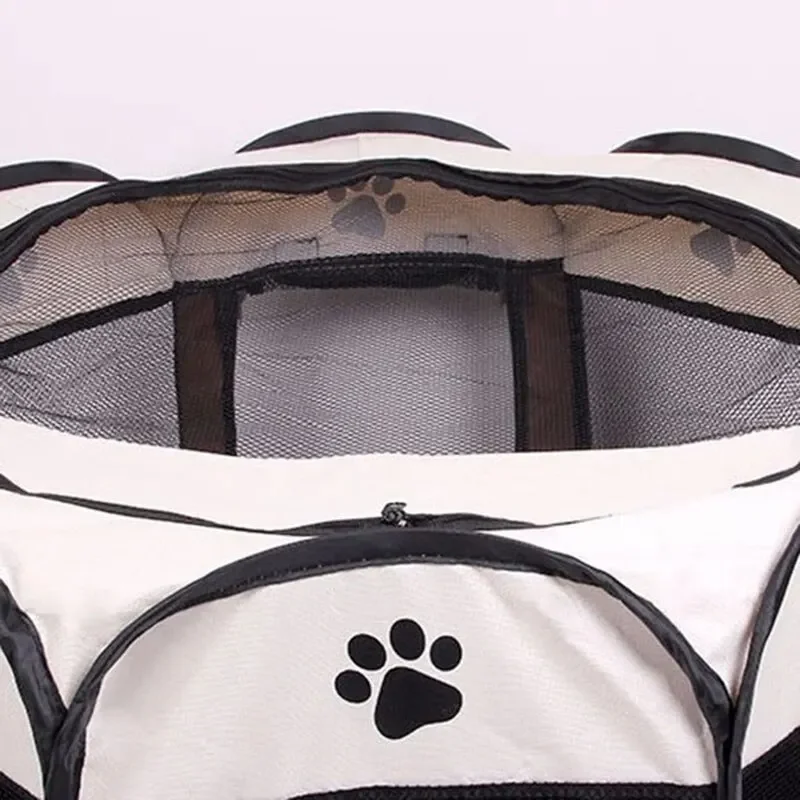 Pet Tent Portable Foldable Kennel Octagonal Fence Puppy Shelter Outdoor Easy Operation Large Dog Cages Cat Fences Pet Products