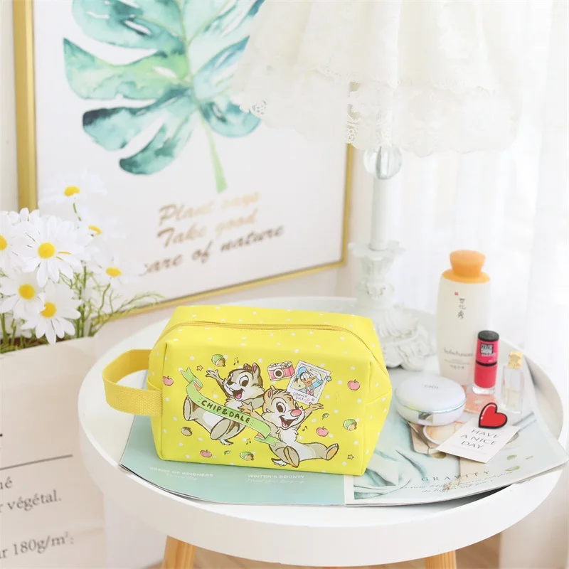 Disney Creative Stitch Mermaid Alien Cartoon Multi-Functional 3D Waterproof Cosmetic Bag Cute Travel Storage Bag Wash Bag Gifts