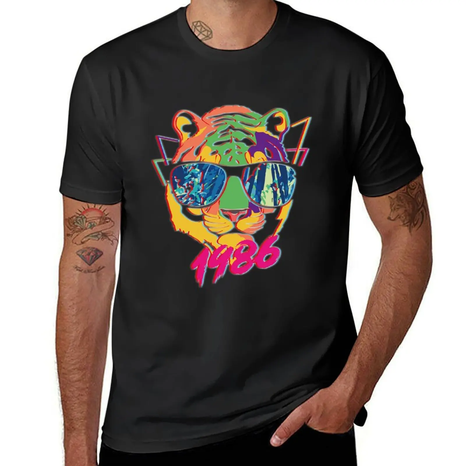 Born 1986 Year Of the Tiger T-Shirt funnys quick-drying Men's t-shirts