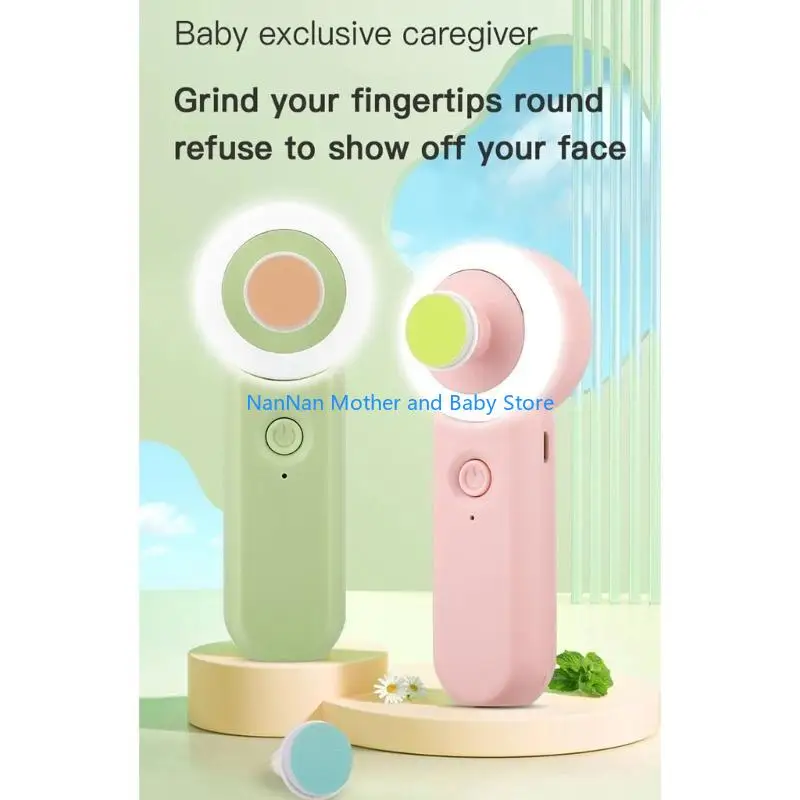 

Luminous Baby Nails Grinder set Illuminated & Effective Trimming for Boys Girls