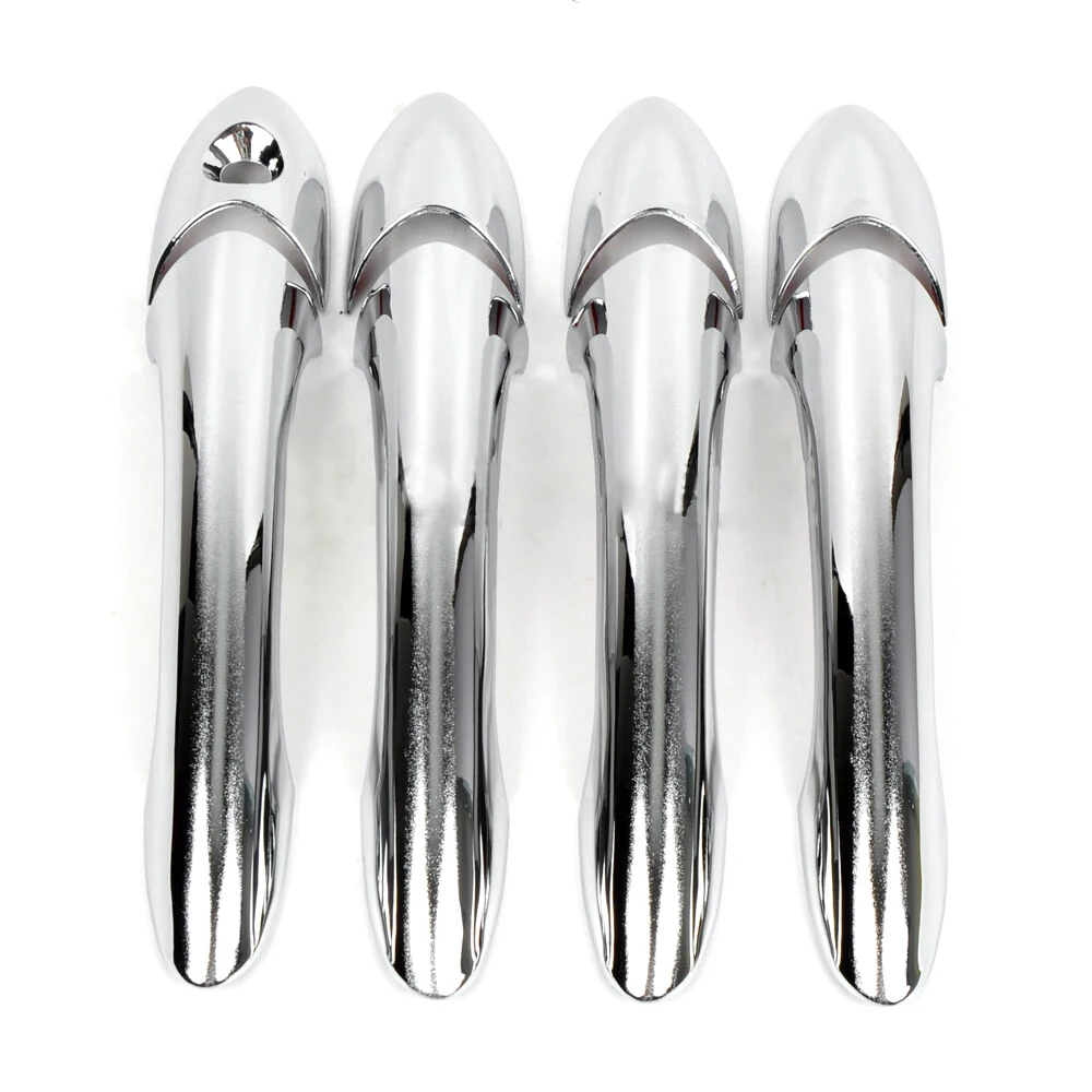 

ABS 4 Sets Chrome Door Handle Cover Trim Moulding Fit for Hyundai Sonata I45 YF 2011 2012 2013 2014