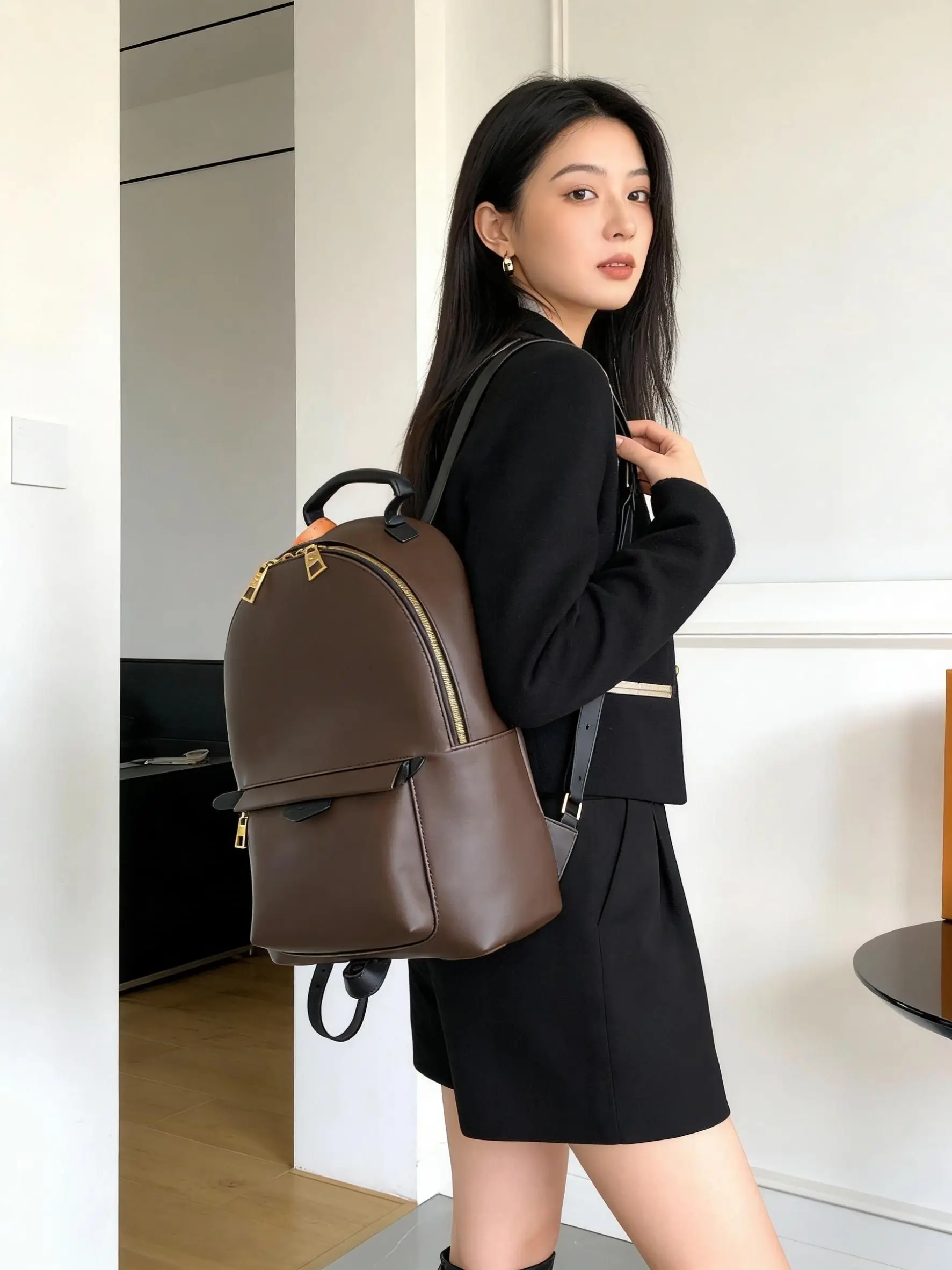 

New Large Capacity Fashionable Printed Versatile Durable Casual Ladies Backpack Handbag Women's luxury designer bags