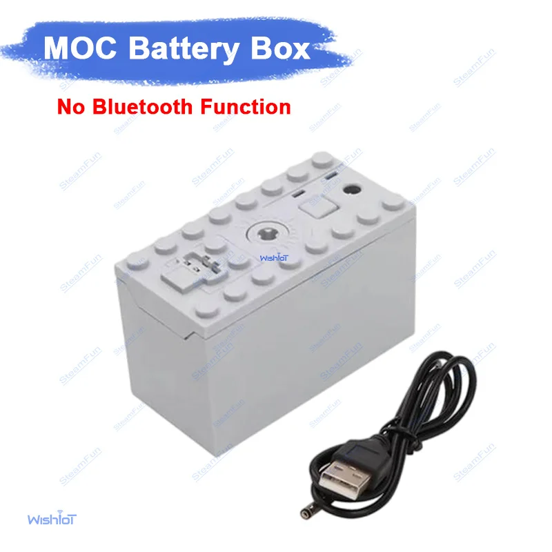 MOC Technical Parts Lithium Battery Box Power Functions Building Block Bricks Power Up Compatible with legoeds Car Toys