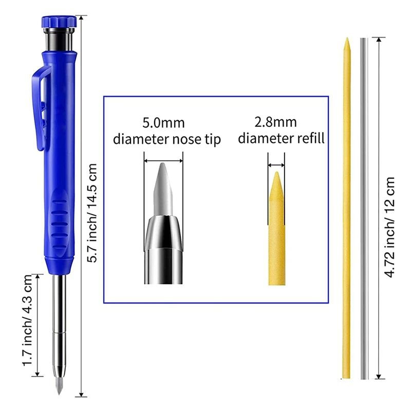 ロングノーズペンシル溶接機,パイプフィッター,スチール構造,一体型研ぎ器,ストリーク,7個,2.8mmリフィル,溶接機,新品