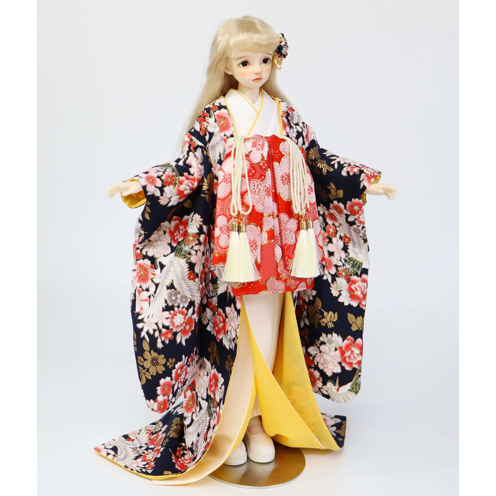 

BJD Ancient Costume Outfit Japanese Oiran Kimono For 1/4 1/3 Doll JID SD13 Girl ID75 Strong Uncle Clothes Accessories A2176