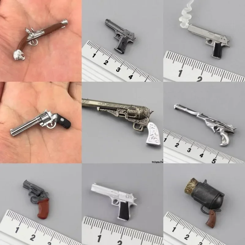 Mini 1/12 Scale Revolver Desert M1911 Eagle Pistol Weapon Gun Model for  6inch Male/Female Action Figure Body SHF Figma Neca