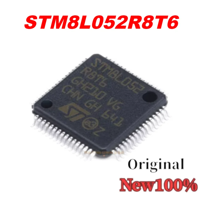 (10Pcs) 100% New STM8L052R8T6 IC MCU 8BIT 64KB FLASH 64LQFP Original brand new stock in stock