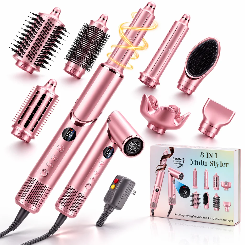 High Speed Hair Dryer Brushless 110000Rpm - Самый продаваемый фен-стайлер 8 в 1,