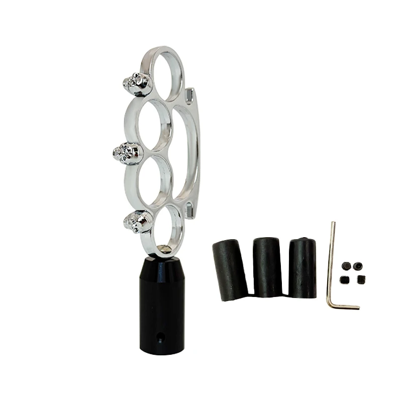 

Tiypeor Crystal Resin Stripes Shift Knob Universal Manual Racing Sports Handle Auto Manual Stick Shifter Lever