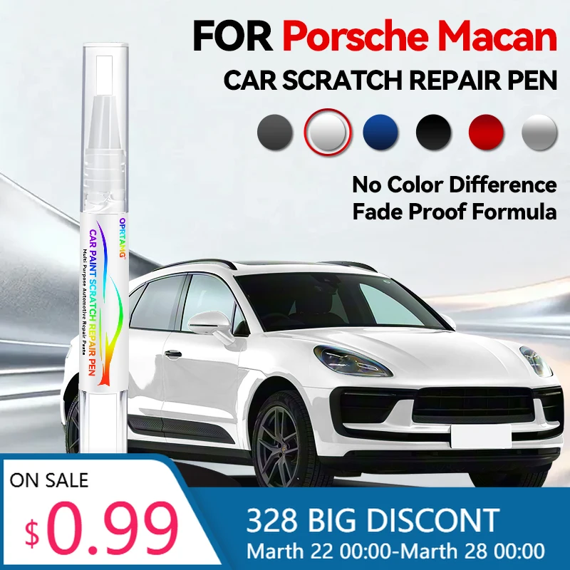 

Car Accessories Tool For 1996-2026 Porsche Macan Paint Scratch Repair Accessories White Black Red Grey Sliver