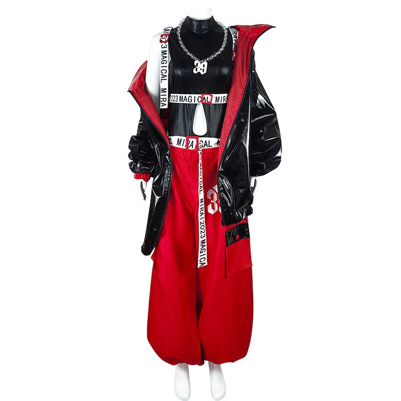 

Anime MMiku Colorful Cosplay Costume PProject Mirai Sekai Stage Magical Concert Show Magic Halloween Full Set