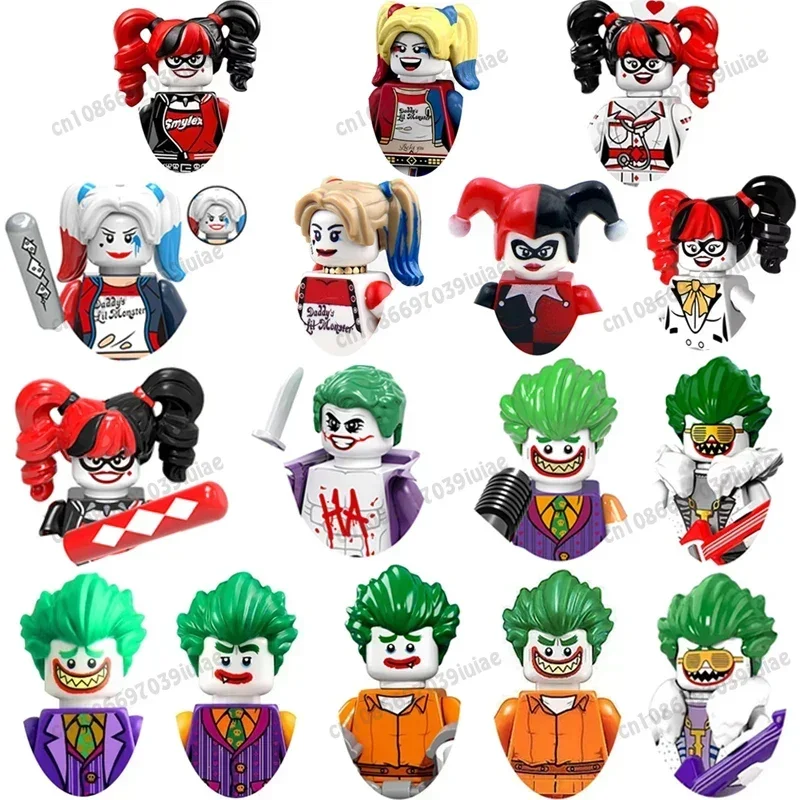 

Super Hero Clown Poison Ivy Batman Harley Quinn Catwoman Robin Bricks Cartoon Character building block Birthday Present