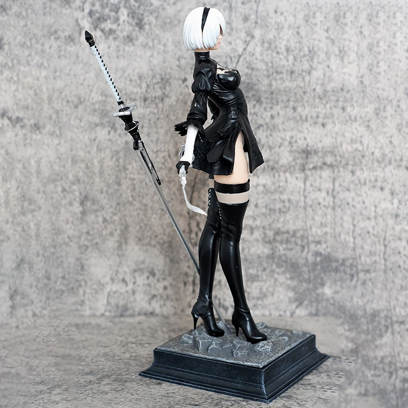 27cm Nier Automata 2B figurka gra Yorha figurki Anime Nierautomata figurka GK statua Model ozdoby peryferyjny prezent